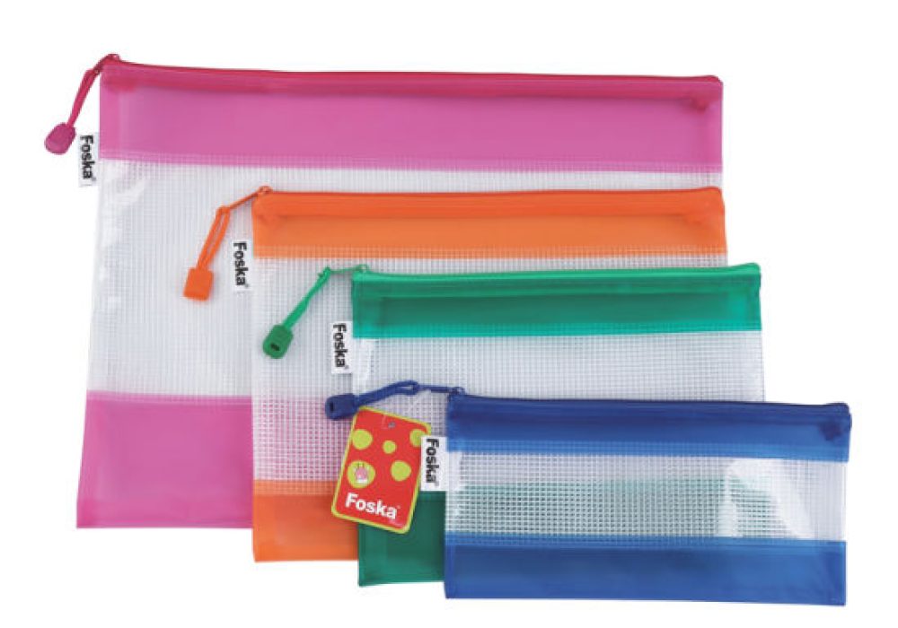 Foska-PVC-Fabric-Zip-Bag-with-Handle